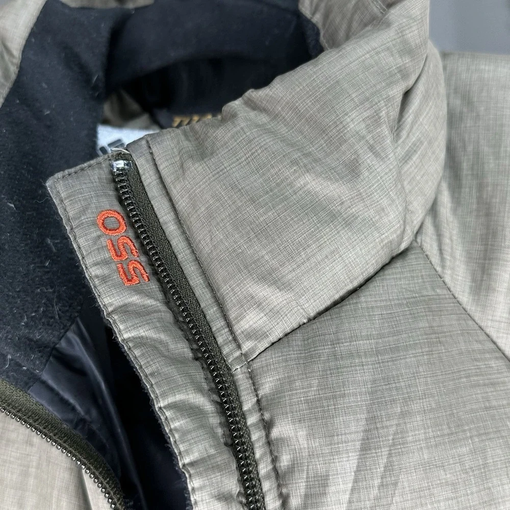 Columbia  Puffer Jacket Womens M Titanium Tech Down Insulated Interchange Bronze
